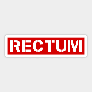 Rectum Sticker